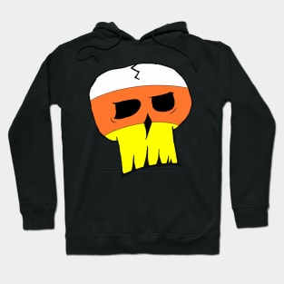 Candy Corn Color Skull Hoodie